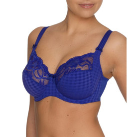 PD0162120TOB Podprsenka PRIMADONNA MADISON FULLCUP WIRE TOPAZ BLUE