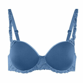 Prodyšná modrá Podprsenka SIMONE PÉRÈLE ANDORA 3D SPACER MOULDED PADDED BRA DENIM BLUE