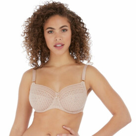 Tělová krajková Podprsenka FREYA VIVA UW SIDE SUPPORT BRA LACE NATURAL BEIGE