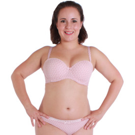 PD0241228PCS Podprsenka PRIMADONNA TWIST HAPPINESS PADDED STRAPLESS PEACHY SKIN