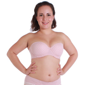 PD0241228PCS Podprsenka PRIMADONNA TWIST HAPPINESS PADDED STRAPLESS PEACHY SKIN