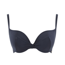 Plavky vrchní díl PANACHE SWIM MARINA PADDED PLUNGE BIKINI GRAPHITE