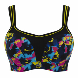 Podprsenka PANACHE SPORTS WIRED BRA ELECTRIC PRINT