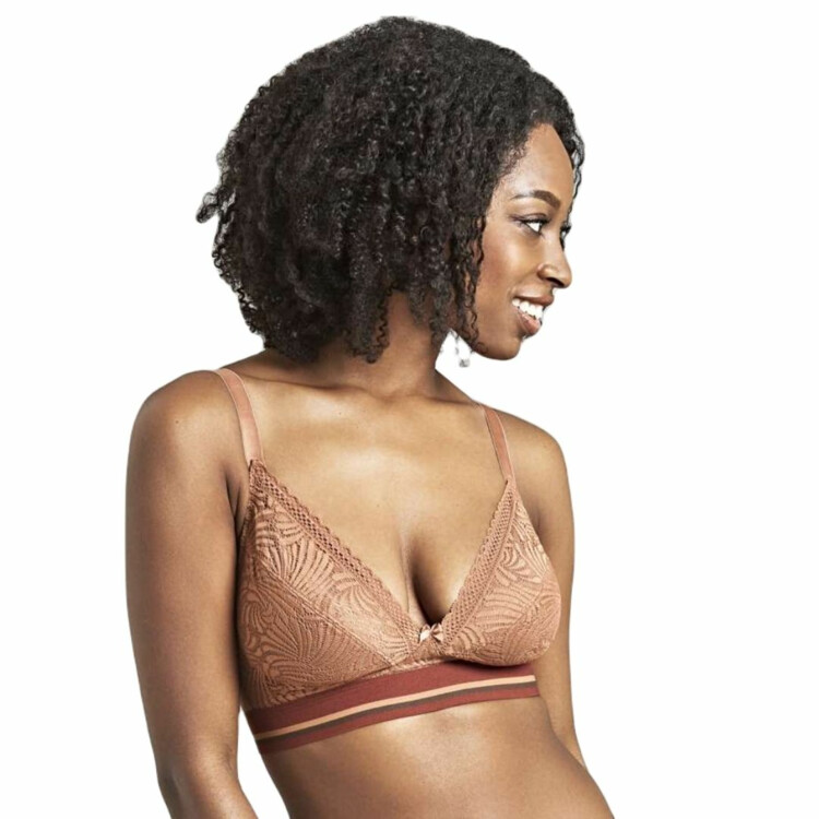 Tělová braletka Podprsenka CLEO LYZY VIBE TRIANGLE CARAMEL