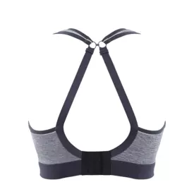 PS7341BCML_PANACHE SPORTS BOUNDLESS NON-WIRED BRA CHARCOAL/MARL