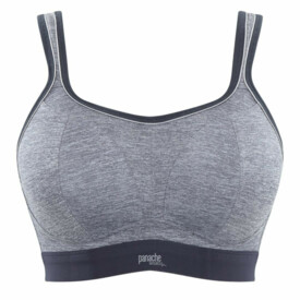 Podprsenka PANACHE SPORTS BOUNDLESS NON-WIRED BRA CHARCOAL/MARL