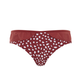 Plavky spodní díl PANACHE SWIM MILA FRILL PANT BRICK RED