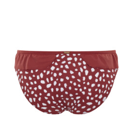 Plavky spodní díl PANACHE SWIM MILA FRILL PANT BRICK RED