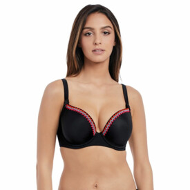Plavky vrchní díl FREYA SWIM MARIACHI UW DECO MOULDED BIKINY TOP BLACK