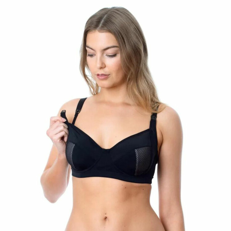 Podprsenka HOTMILK ENLIGHTEN NURSING BRA - FLEXI UNDERWIRE BLACK