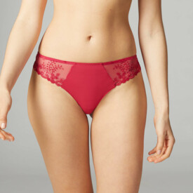 Kalhotky SIMONE PÉRÈLE DELICE THONG CRANBERRY