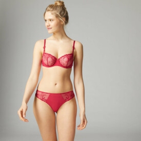 Kalhotky SIMONE PÉRÈLE DELICE THONG CRANBERRY