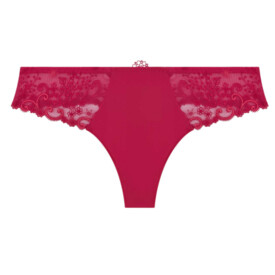 tanga Kalhotky SIMONE PÉRÈLE DELICE THONG CRANBERRY