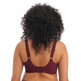 Podprsenka ELOMI CHARLEY UW PLUNGE - STRETCH BRA AUBERGINE