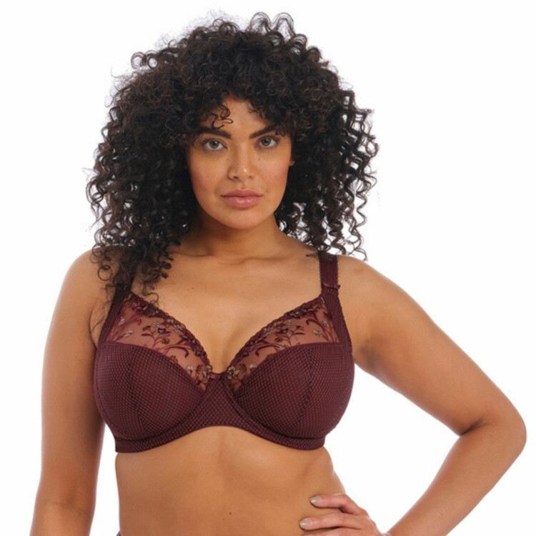 Podprsenka ELOMI CHARLEY UW PLUNGE AUBERGINE