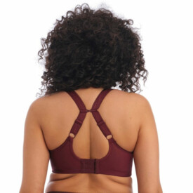 Podprsenka ELOMI CHARLEY UW PLUNGE BRA AUBERGINE