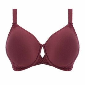 Podprsenka ELOMI CHARLEY UW BANDLESS SPACER MOULDED BRA AUBERGINE