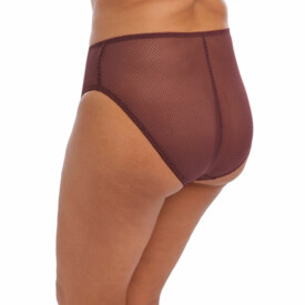 Kalhotky ELOMI CHARLEY HIGH LEG BRIEF AUBERGINE