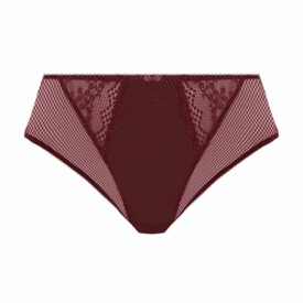 Kalhotky ELOMI CHARLEY HIGH LEG BRIEF AUBERGINE