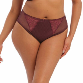 Kalhotky ELOMI CHARLEY HIGH LEG BRIEF AUBERGINE