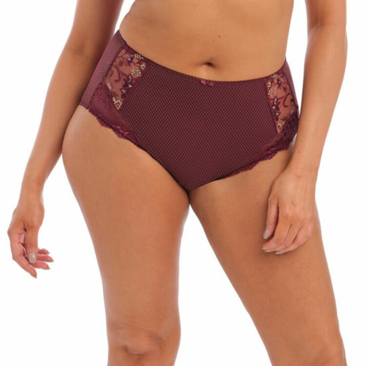 Kalhotky ELOMI CHARLEY FULL BRIEF AUBERGINE