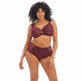 Kalhotky ELOMI CHARLEY FULL BRIEF AUBERGINE