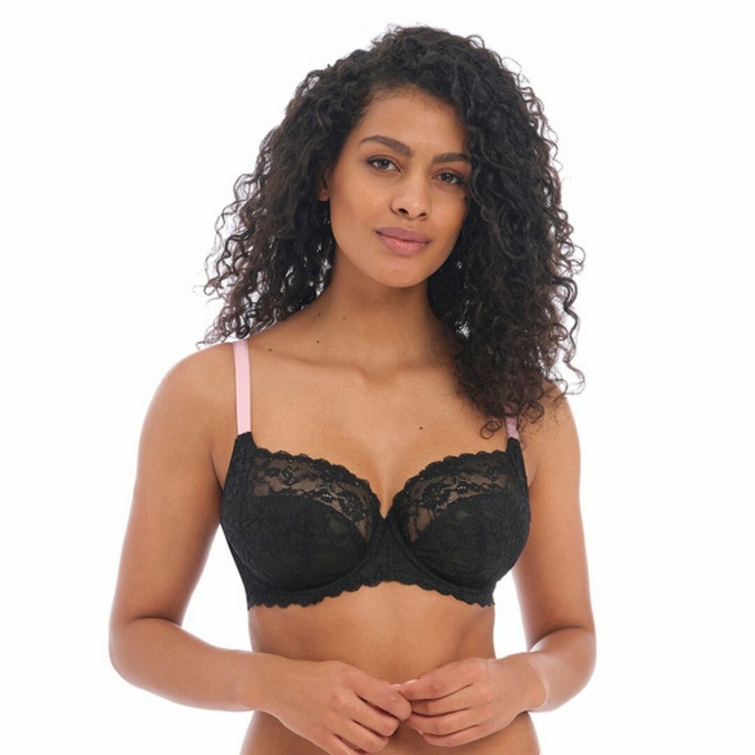 Illusion Side Support Bra – FL2982BLK