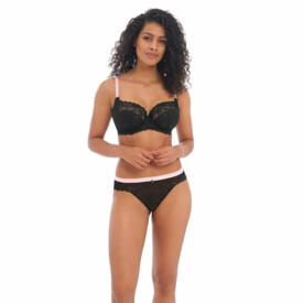 Podprsenka FREYA OFFBEAT UW SIDE SUPPORT BRA BLACK