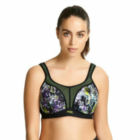 Podprsenka PANACHE SPORTS NON-WIRED BRA NEON REPTILE