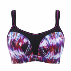 Podprsenka PANACHE SPORTS WIRED BRA DIGITAL STRIPE