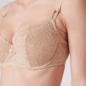 Podprsenka SIMONE PÉRÈLE EDEN FULLER HALF CUP BRA PEAU ROSÉE