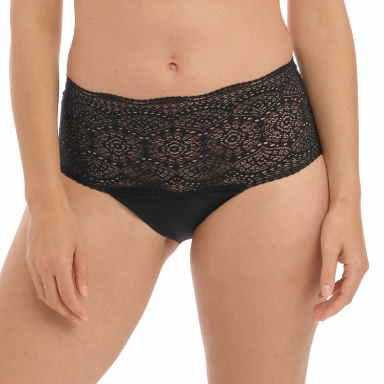 Kalhotky FANTASIE LACE EASE INVISIBLE STRETCH FULL BRIEF BLACK