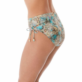 Plavky spodní díl FANTASIE SWIM MANILA MID RISE ADJUSTABLE LEF BRIEF ICED AQUA