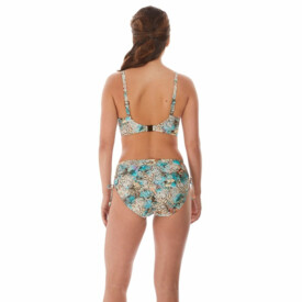 Plavky spodní díl FANTASIE SWIM MANILA MID RISE ADJUSTABLE LEF BRIEF ICED AQUA