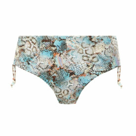 Plavky spodní díl FANTASIE SWIM MANILA MID RISE ADJUSTABLE LEF BRIEF ICED AQUA