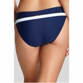 Plavky spodní díl PANACHE SWIM ANYA CRUISE FOLD BRIEF NAVY WHITE