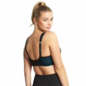 Podprsenka PANACHE SPORTS WIRED BRA BLACK/AQUA