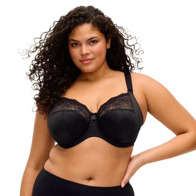 EL4111BLK_ELOMI MORGAN UW BANDED STRETCH BRA BLACK
