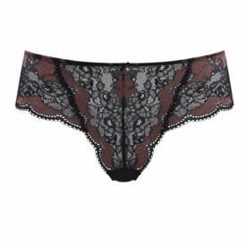Kalhotky PANACHE CLARA BRIEF BLACK/FIG