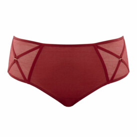 Kalhotky SCULPTRESSE DIONNE MIDI BRIEF FIERY RED