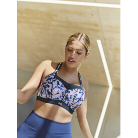 Podprsenka PANACHE SPORTS WIRED RACER BRA TIE DYE GEO