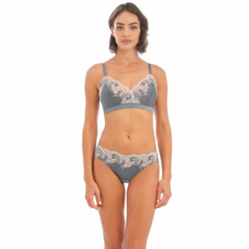Braletka WACOAL LACE AFFAIR BRALETTE QUIET SHADE/WIND CHIME