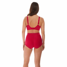 Kalhotky FANTASIE FUSION HIGH WAIST BRIEF RED