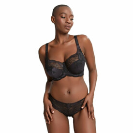 PA7259CBK Kalhotky PANACHE CLARA THONG CHARCOAL/BLACK