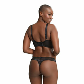 PA7259CBK Kalhotky PANACHE CLARA THONG CHARCOAL/BLACK