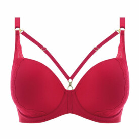 Podprsenka FREYA TEMPTRESS UW MOULDED PLUNGE T-SHIRT BRA CHERRY