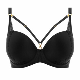 Podprsenka FREYA TEMPTRESS UW MOULDED PLUNGE T-SHIRT BRA BLACK