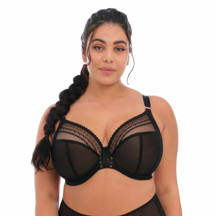 Podprsenka ELOMI MATILDA UW PLUNGE BRA BLACK STAR