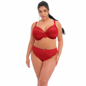 Podprsenka ELOMI PRIYA UW PLUNGE BRA HAUTE RED