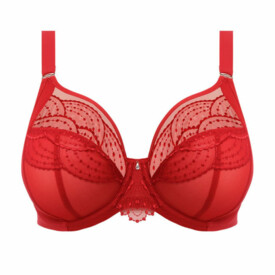 Podprsenka ELOMI PRIYA UW PLUNGE BRA HAUTE RED